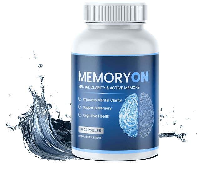 MemoryOn™ supplement bottle for memory and focus